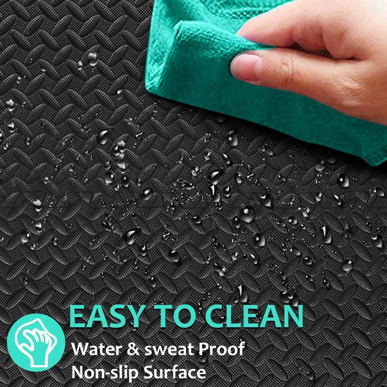 12 Pcs Puzzle Fitness Mat Sport Mats Eva Foam Interlocking Foam Gym Mats Gym Equipment Mat Home Protective Flooring Mats for Kid Suncollections